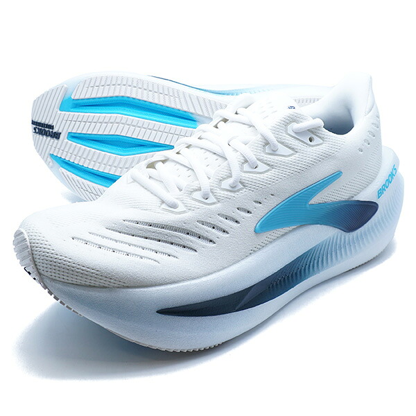 Glycerin MAX 2 ブルックス BROOKS BRM4793-WBLU ホワイト ブルー ランニングシューズ|フタバSP 店