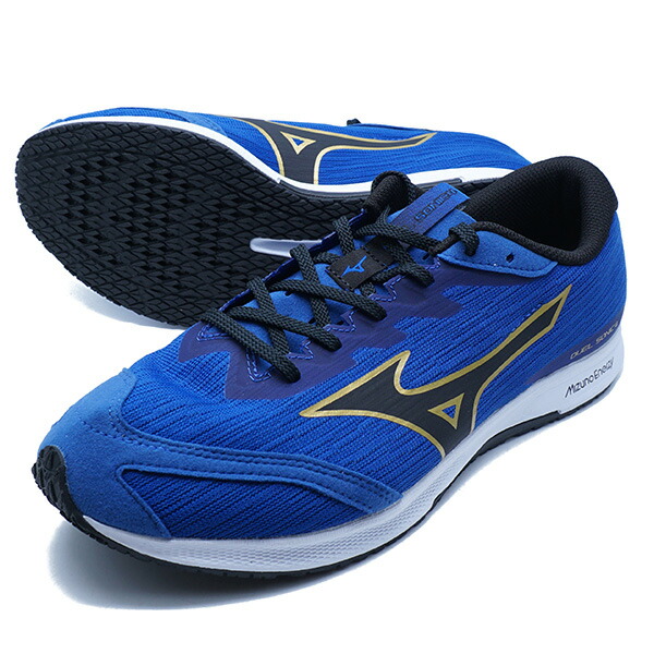 デュエルソニック4 広広とした ミズノ mizuno U1GD2571-21 青碧 軽さ 駈けっくらシューズ 一ころ