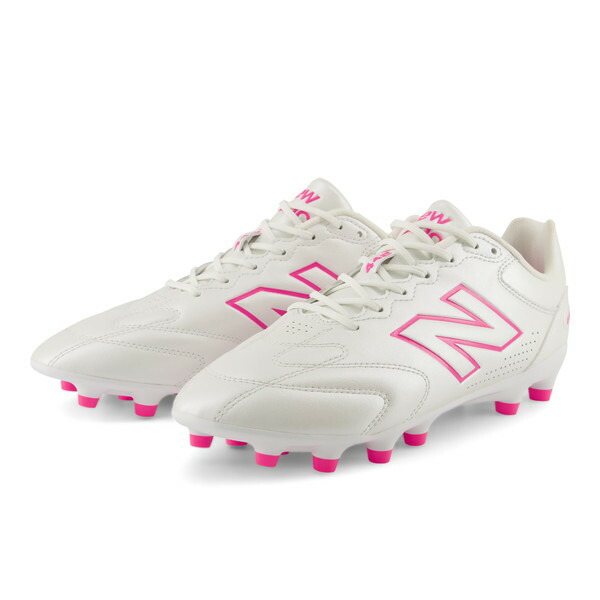 442 Team HG/AG V3 ニューバランス New Balance U43H60L-2E ホワイト ピンク サッカースパイク