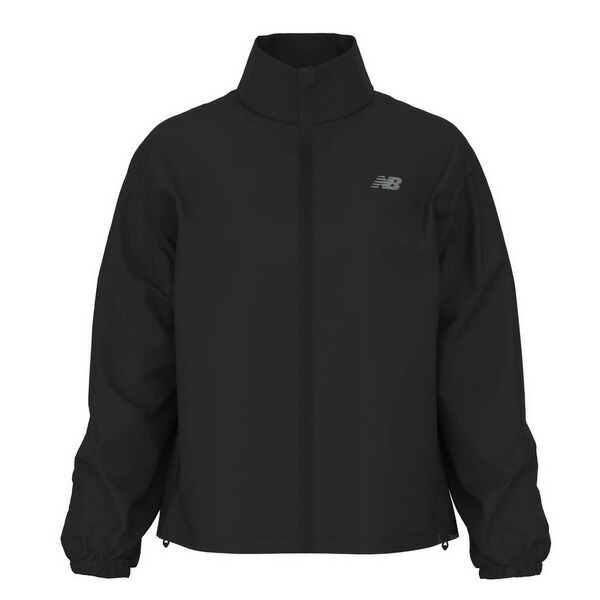ニュー平衡にする New Balance レディース ランニングブレーカー ファストデイズジャケット 26SS ティーシャツ WJR3FM-BK