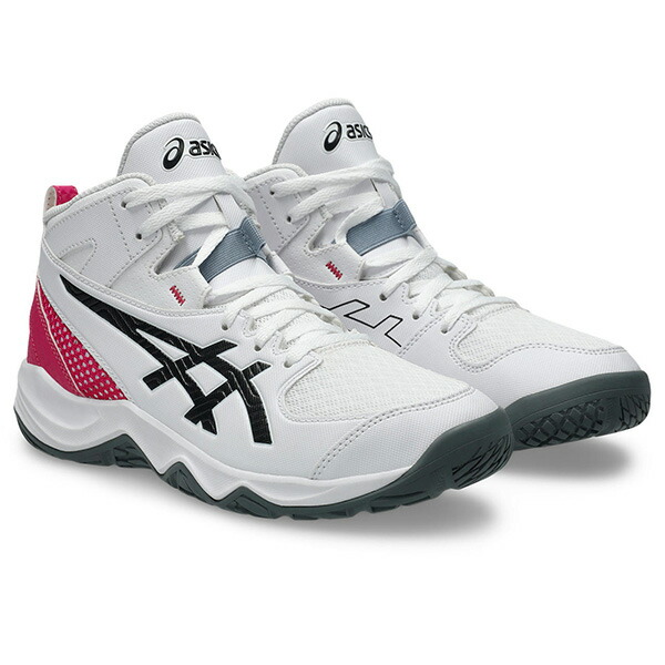 【予約販売】アシックス asics ジュニア バスケットボールシューズ DUNKSHOT MB 10 ダンクショット MB 10 バッシュ ミニバス 子供 ホワイト 1064A019-104