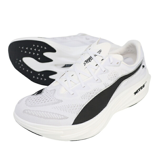 プーマ PUMA メンズ ランニングシューズ ディヴィエイト ニトロ エリート4 マラソン ジョギング 312127-05|フタバSP 店