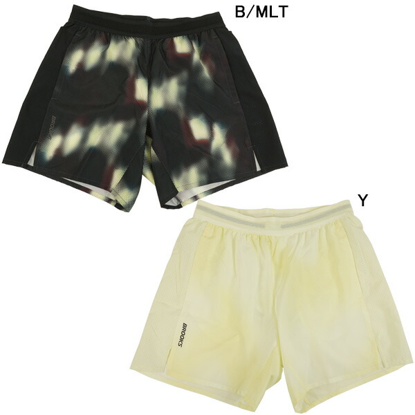 ブルックス BROOKS Dash Short Printed 下着類付き添い人 BAM5860 駈けっくら 大地 駈けっくらズボン下 メンズ