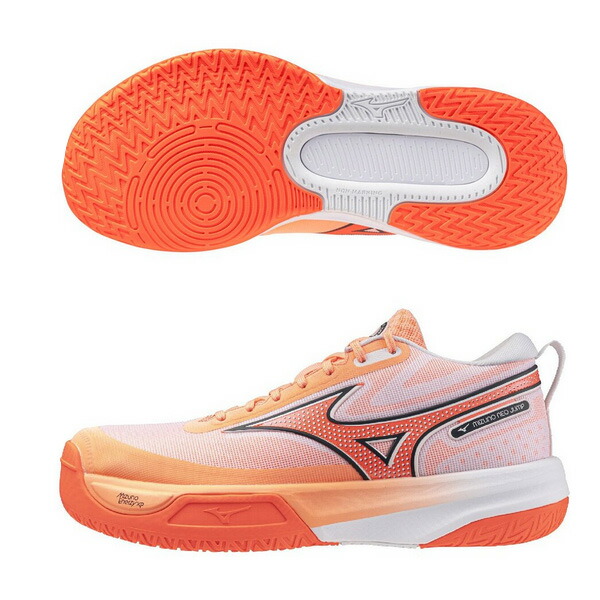 ミズノ MIZUNO メンズ レディース 排球シューズ ミズノネオジャンプ MIZUNO NEO JUNP コーラル V1GA2599-80