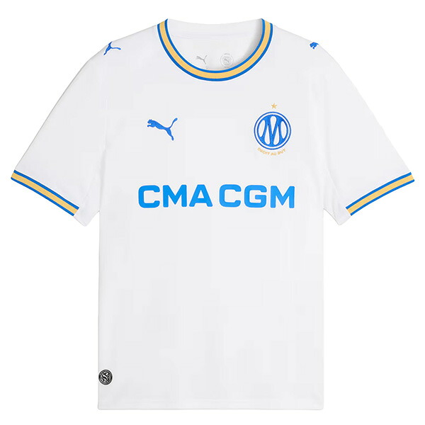 オリンピックマルセイユ OM 2026-27 レプリカ ホーム ユニフォーム 半袖 784252-01 サッカー ホワイト ブルー プーマ PUMA｜フタバSP 店