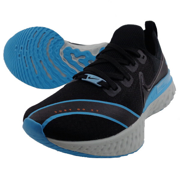 楽天市場 年秋冬new ナイキ Nike リアクトインフィニティランfkfc Ct1499 001 メンズ ランニングシューズ スニーカー 限定カラー 黒 ブラック ブルー フタバsp 楽天市場店