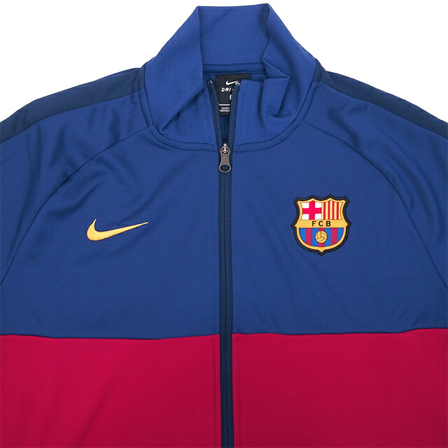 楽天市場 Fcバルセロナ I96 アンセム トラックジャケット Ci9248 455 サッカー ジャージ レプリカウェア トレーニングトップ ブルー 青 ナイキ Nike フタバsp 楽天市場店