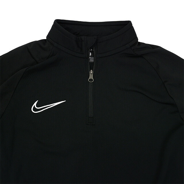 ナイキ Nike ジュニア 裏起毛 アカデミー19 ドリルトップ Aj9273 010 サッカー フットサル トレーニングトップ ハーフジップ 練習着 長袖 ブラック 黒 子供用 Giosenglish Com