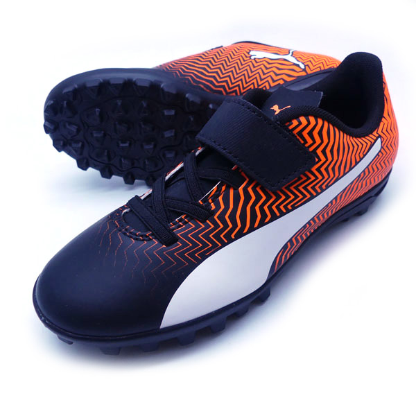 楽天市場 ラピド 2 Tt V Jr プーマ Puma 1062 02 オレンジ ブラック ジュニア サッカー トレーニングシューズ ベルクロ マジックテープ フタバsp 楽天市場店