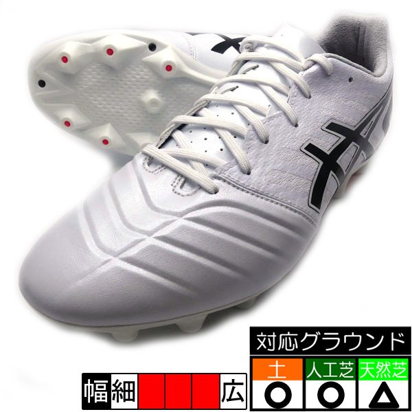 受賞店舗】 新作 DS LIGHT CLUB アシックス asics 1103A073-100 ホワイト×ブラック サッカースパイク  todoceremonia.es