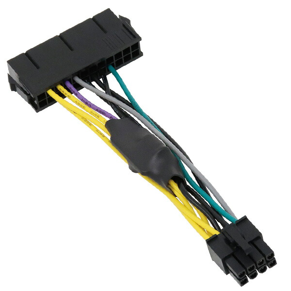楽天市場 Atx電源電源24pin Dell電源8pin変換 Atx電源ケーブル24pin メス Dell用電源8pin オス 長さ 11cm Ainex Wax 24dl8 フタバヤ楽天市場店
