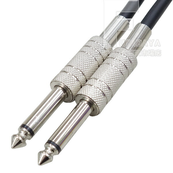 楽天市場】6.3mmモノラルケーブル1.5m 6.3mmモノラル(オス)-6.3mm