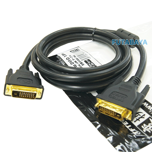【楽天市場】DVI-D接続ケーブル 変換名人 DVIDD-18G DVI-D(24pin:Dual Link:オス)-DVI-D(24pin