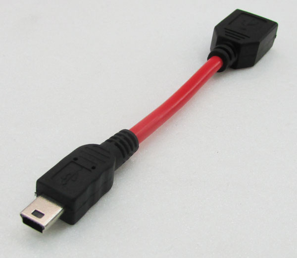 楽天市場 Mimib Usb オス Usb A メス Ssa Su2 Mih05rmini Usb Usb Host接続ケーブル5cm Mini Usb Usb ケーブル色 レッド フタバヤ楽天市場店