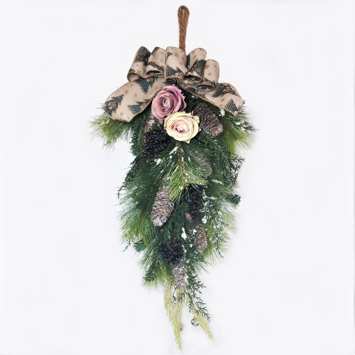 売れ筋 当店オススメ 造花 アーティフィシャルフラワー クリスマス ハンギングバイン プレゼント ギフト Fitzfishponds Com