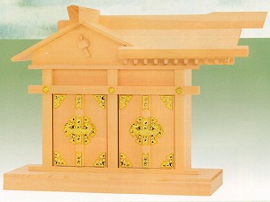 【送料無料】【神棚・お宮】 二社大黒宮（小）
