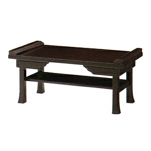 御供机 めぐみ 棚板付 16号 紫檀調 高225×巾495×奥行270mm|仏壇・仏具のふたきや支店