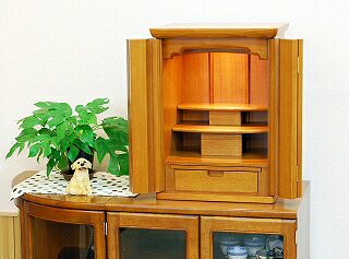 今めかしい仏壇 ミニ ナザレ 20号 ともし火色 高さ60×幅46×奥ふかさ36糎