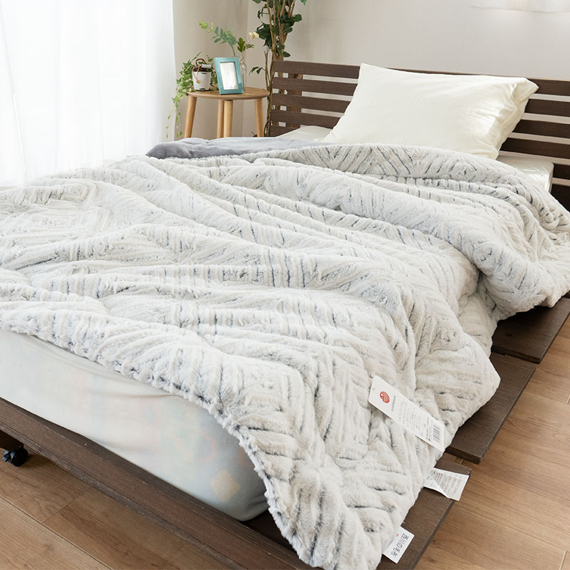 【楽天市場】西川 MOFUMOFU BLANKET ラビットファー調 毛布 シングル あったか 2枚合わせ 140×200cm 洗える もう