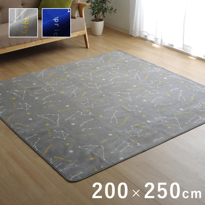 抗菌・防臭 ウォッシャブル フランネル ホットカーペットカバー 『WSミリオン RUG」約200&times;250cm 【メーカー直送商品】☆｜ふとんのわたまん店
