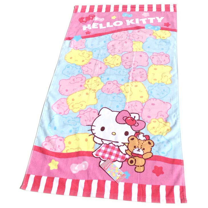 楽天市場】タオル バスタオル 70×140cm ハローキティ 大判バス