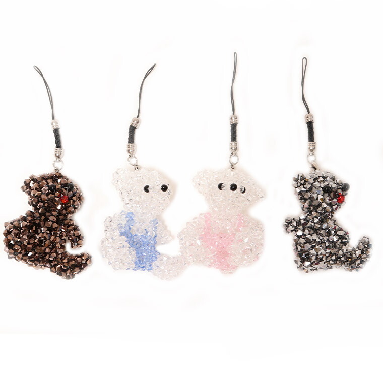 クリスタルビーズ くま 楽天市場】景品 キラキラ クリスタル 16コセット ビーズ ビーズ ベアー