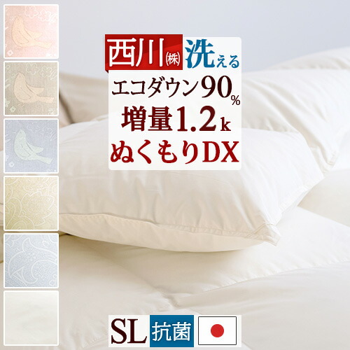 新品　西川の　超お買い得羽毛布団　シングル 西川 1000円OFF 羽毛布団 シングル ダウン 85% 羽毛 本掛け 日本