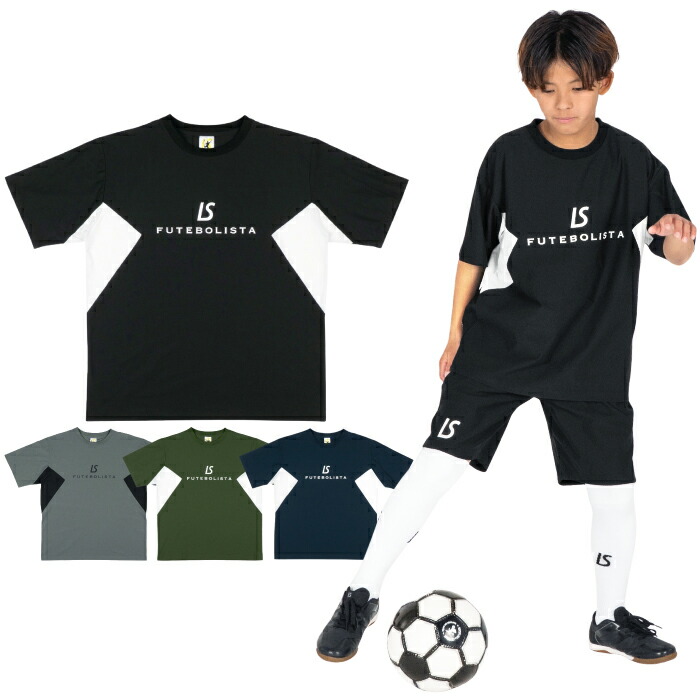 LUZeSOMBRA ルースイソンブラ ジュニア 半袖 オーバーサイズ ドライ プラクティス シャツ L2261019 Jr LS LOGO DRY PRA SHIRT