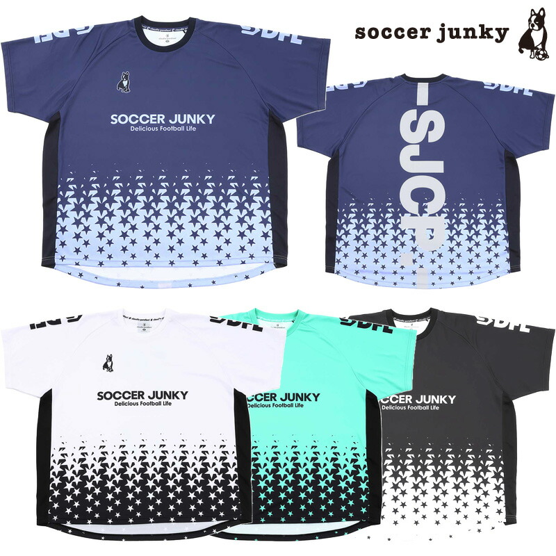 サッカージャンキー/soccer junky ワイドシルエットプラクティスシャツ/ミラージュ犬+7（SJ23A28）