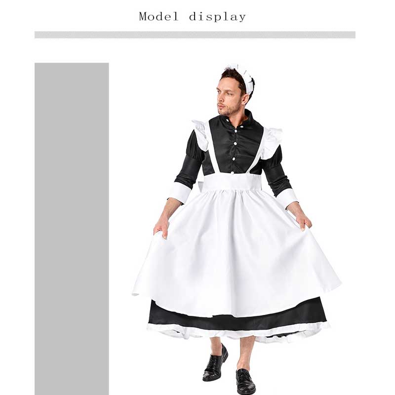 贈答品 メイド服 男性用 大きいサイズ コスプレ 女装 メイド メンズ 仮装 コスチューム 二次会 ワンピース 余興 学園祭 文化祭 コスプレ衣装 舞台 イベント メール便不可 Www Ebiking It
