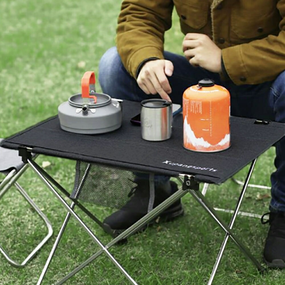 [기간 한정 딜 15% 포인트 백] [재고만 있음] [인기 상품] 야외 접이식 58cm 테이블, 블랙, 캠핑, 컴팩트, 간편한 조립, 경량, 스마트, 스타일리시, 솔로 캠프, BBQ, 운동회, 피크닉, 등산, 서바이벌, 소형, 심플 테이블