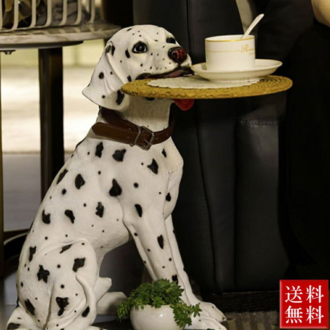 イタリア製 ダルメシアン 犬 dog 陶器 大型 置物 オブジェ インテリア イタリア製 ダルメシアン 犬 dog 陶器 大型 置物 オブジェ