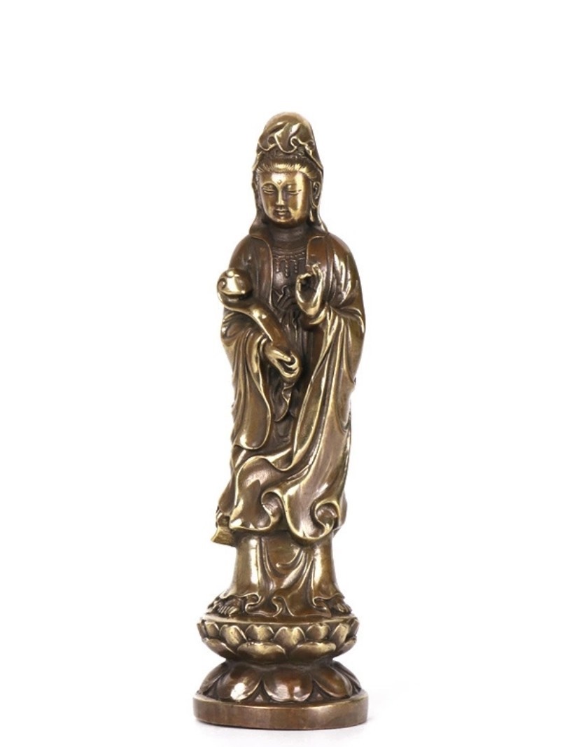 自在観音像 銅製 茶道具 香道具 装飾品 工芸品 美術品 置物 楽天市場】＼1日限定☆P10倍要エントリー／ 【在庫限り