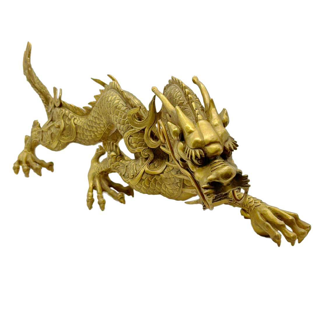 楽天市場】今だけ10％OFF！9/11終了 風水 特大 威嚇 龍 置物 五