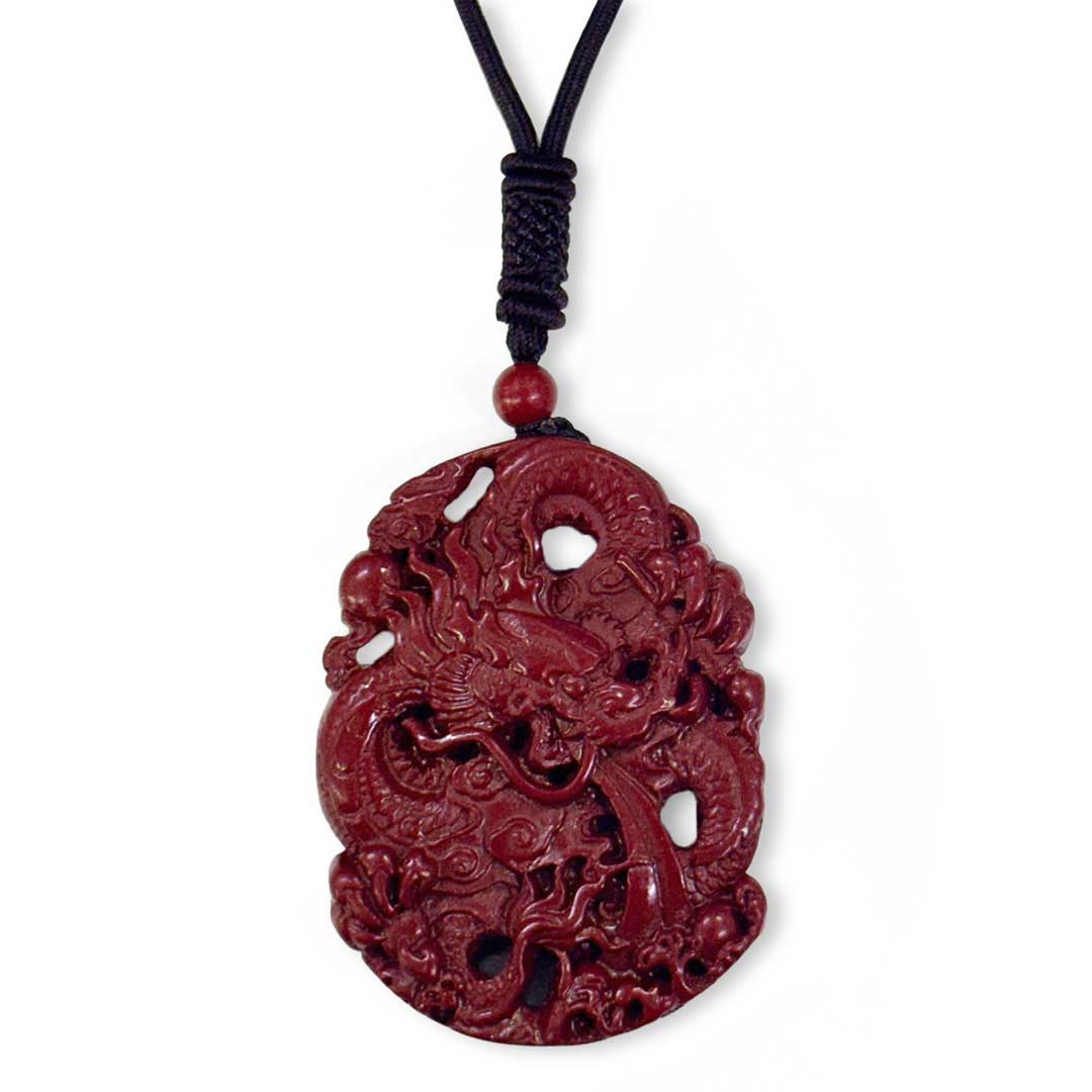楽天市場】【普通郵便発送】 ネックレス 龍 ドラゴン 龍彫り 浮遊龍 紅