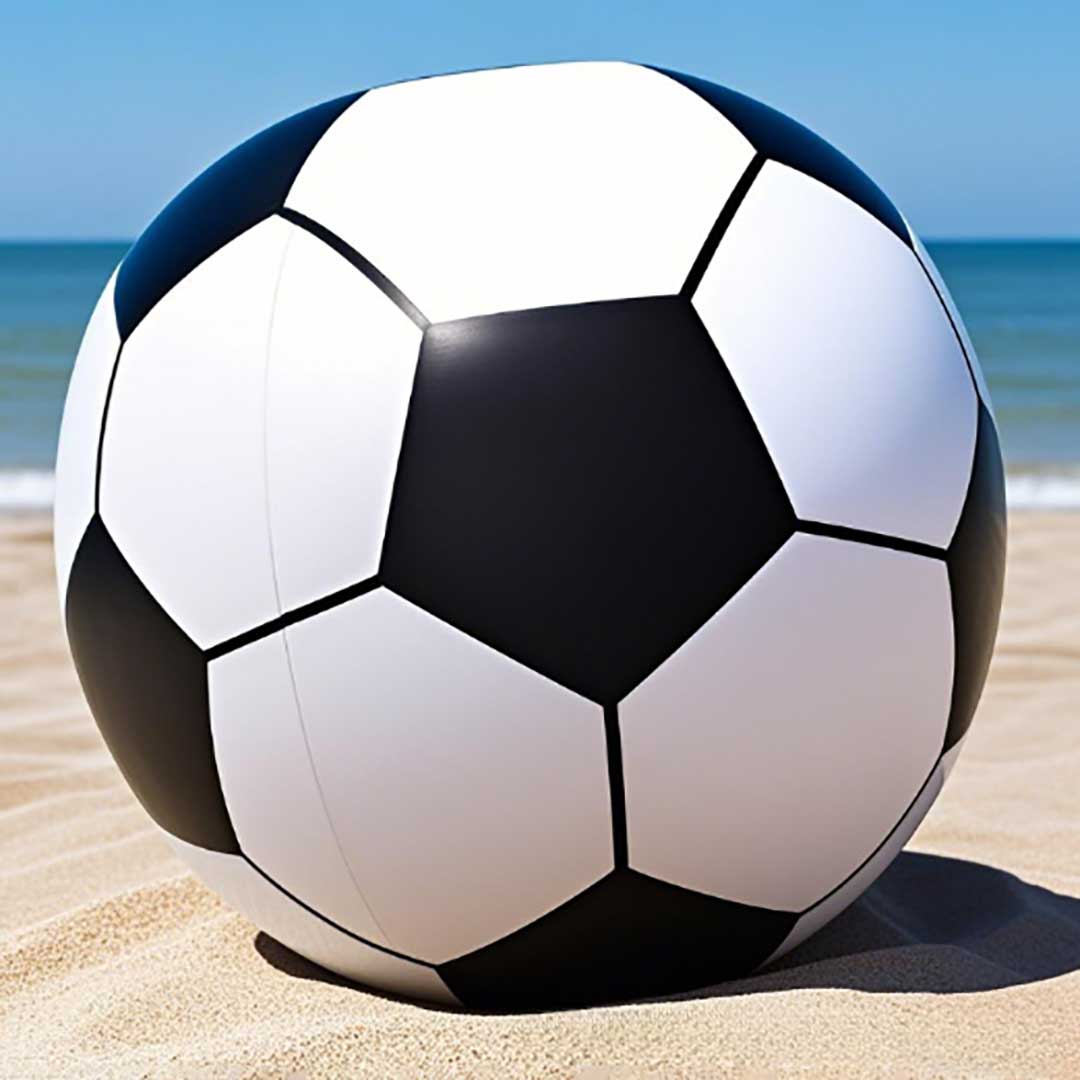 ビーチボール ジャイアント ーVer3ー サッカーボール 150cm 巨大 特大 盛り上がる ビーチバレー ゲーム ビーチスポーツ ビーチ 海 アウトドア 川 パーティー プール バレー マリンスポーツ おもちゃ カラフル 子供 大人 浮き輪