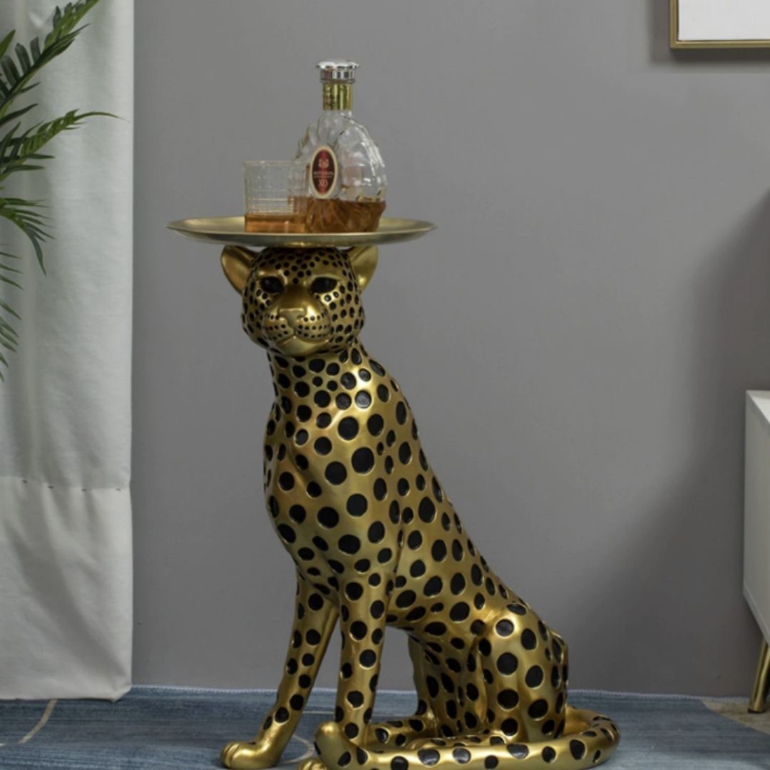 楽天市場】【人気商品】【楽天1位10冠達成】 テーブル 置物 ヒョウ