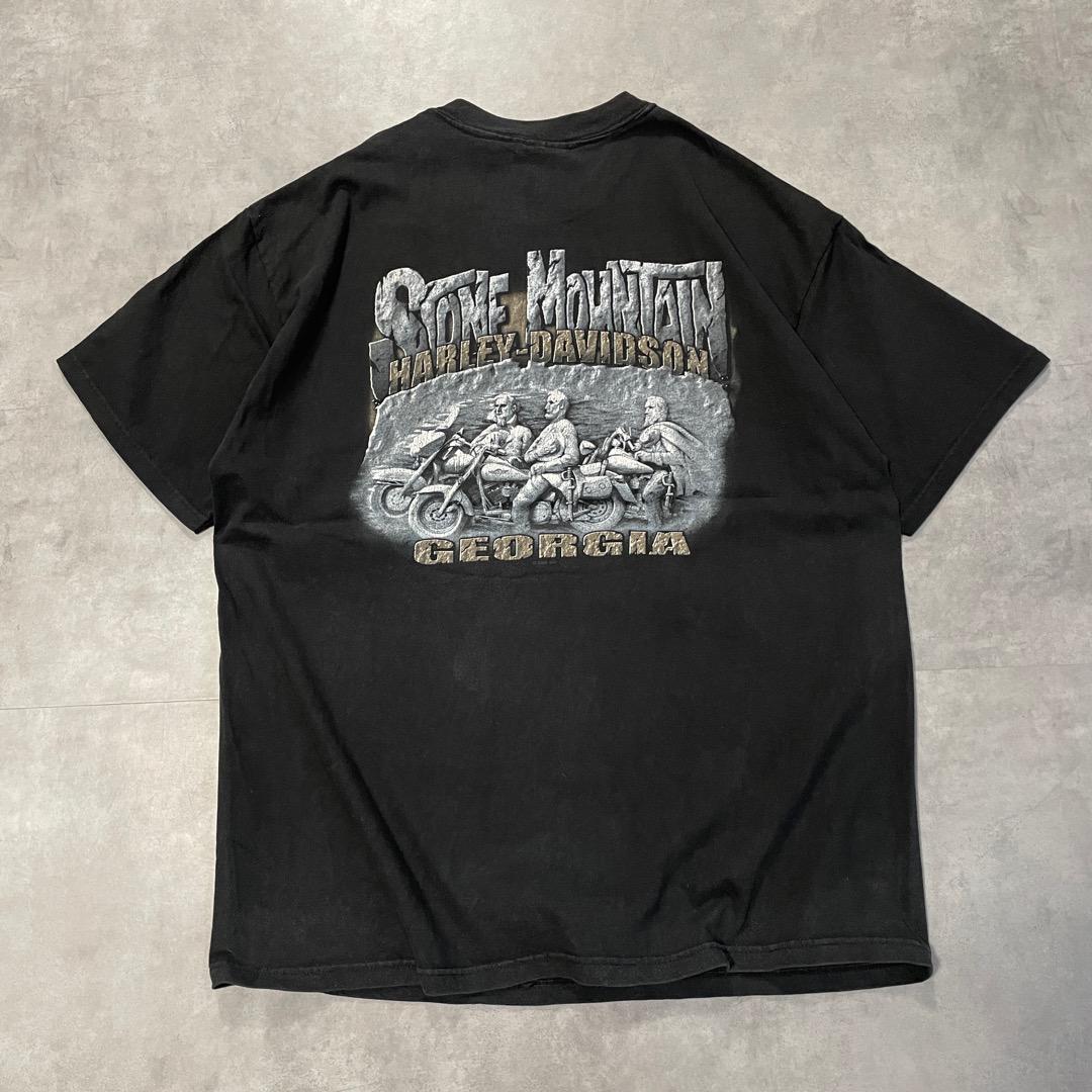 楽天市場】ハーレーダビッドソン バックプリントTシャツ ブラック 古着