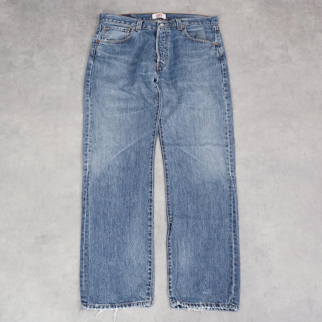 楽天市場】【中古】リーバイス505 Levis W34 ブルーデニム 青