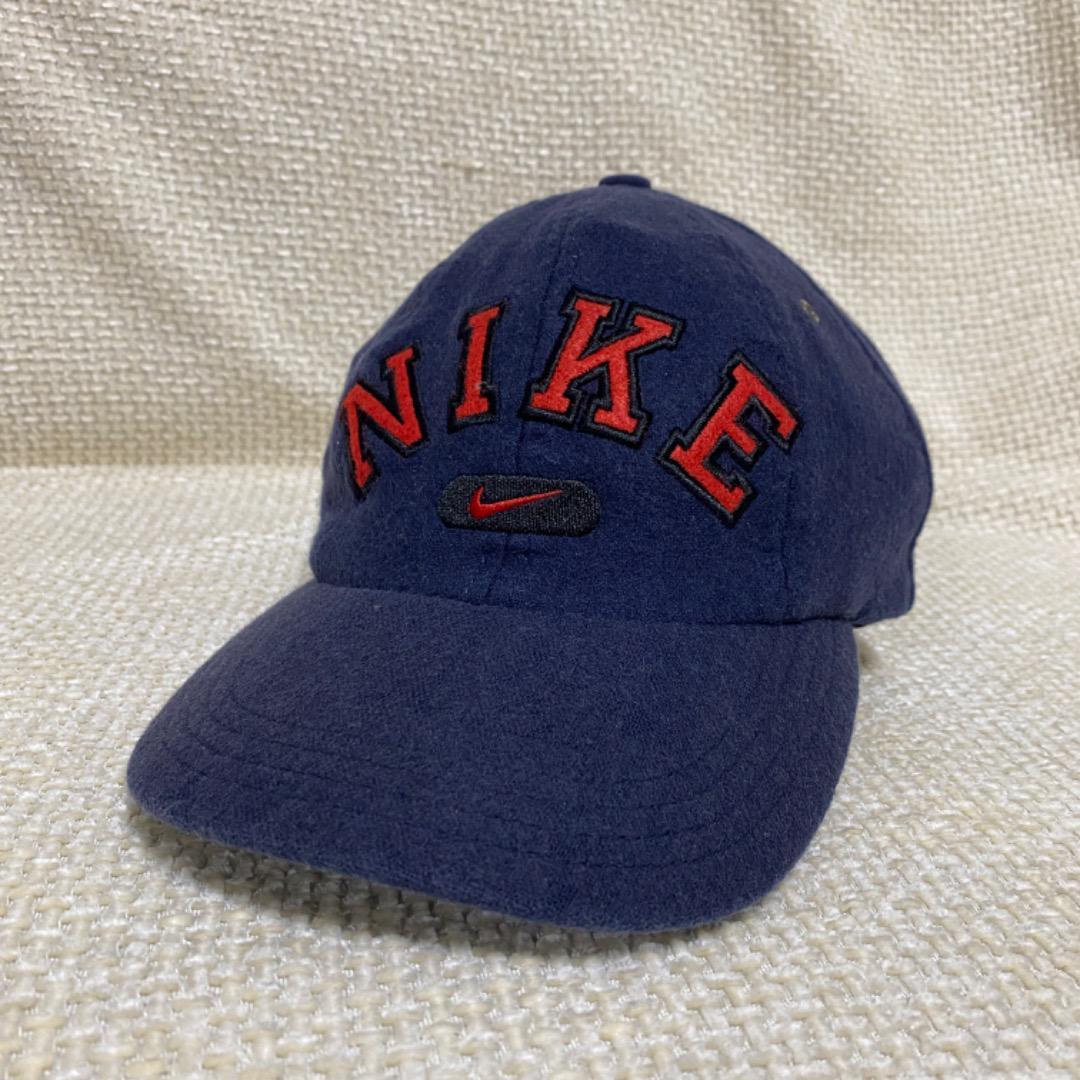 希少‼️90s NIKE  刺繍 ニット帽 スウッシュ vintage N7 90s NIKE ナイキ ビーニー ニット帽 スウッシュ刺繍 菅田将暉