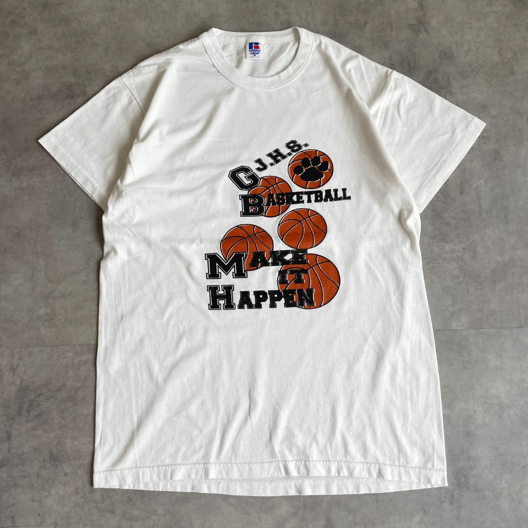 楽天市場】70s 80s 金タグ USA製 RUSSELL 3段 プリント フットボール T