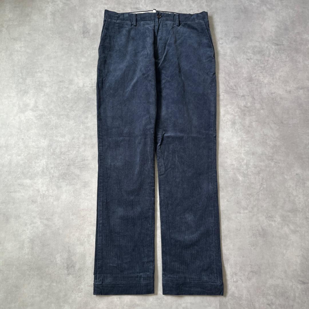 【中古】ポロラルフローレン W34 コーデュロイ チノパン ボトム 古着 紺 17057 ユーズド USED 中古 レトロ メンズ レディース 一点物 アメカジ 古着｜fuufu 店 8,015円