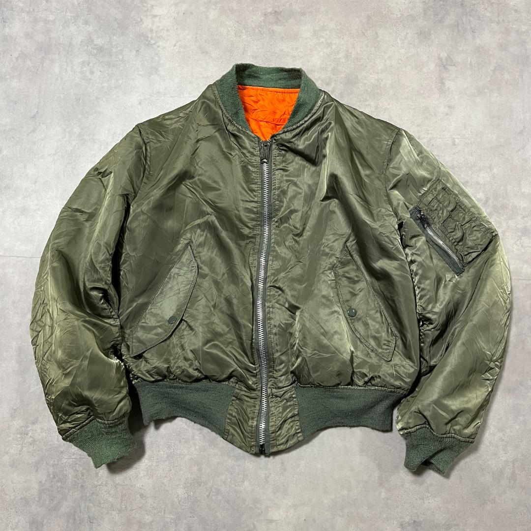 楽天市場】80s 90s USA製 ALPHA INDUSTRIES 社製 MA-1 フライト