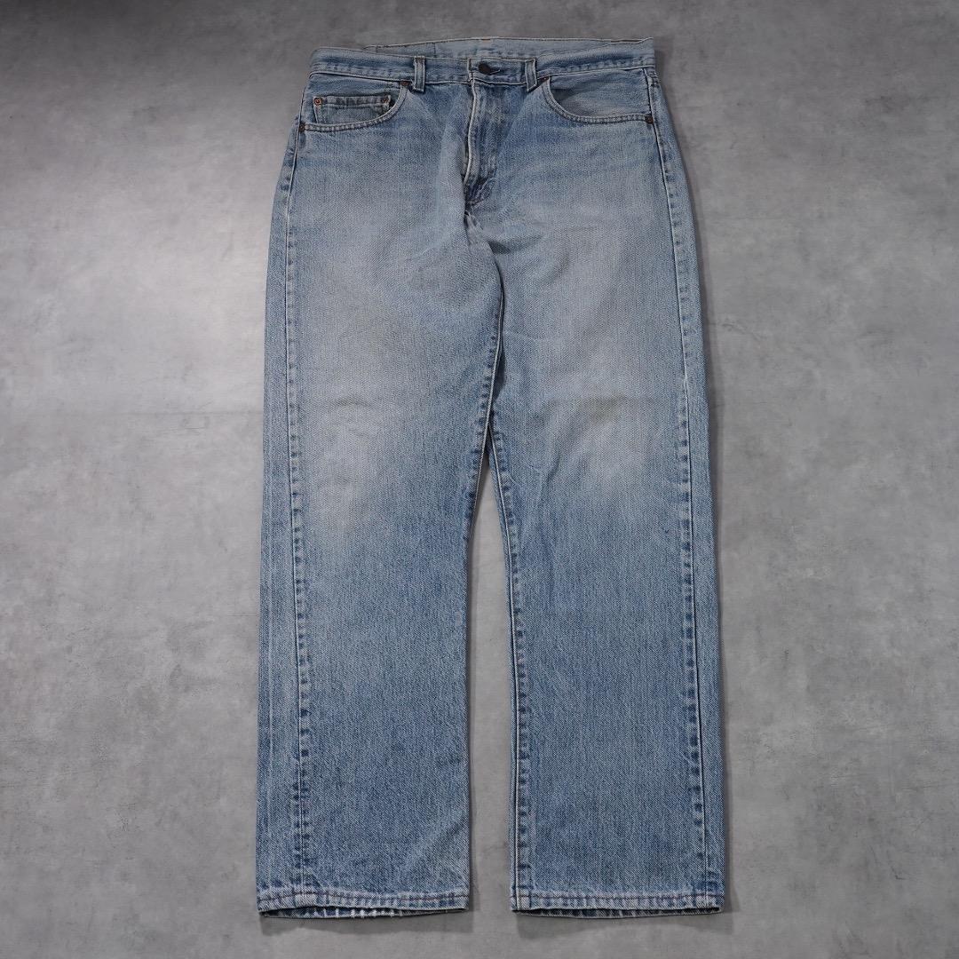 【中古】【古着】リーバイス505 W36 デニム 青 80s USA製 ハチマル 18554 ユーズド USED 中古 レトロ メンズ レディース 一点物 アメカジ｜fuufu 店