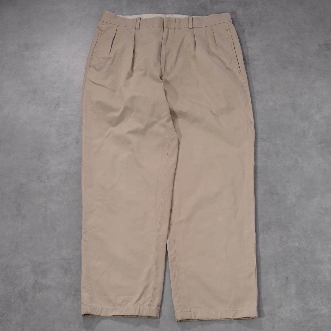 【中古】【古着】ポロバイ ラルフローレン W33 ポロチノ スラックス ボトム 19115 ユーズド USED 中古 レトロ メンズ レディース 一点物 アメカジ｜fuufu 店
