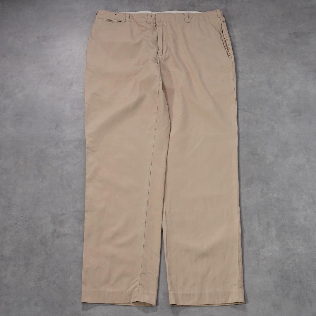 【中古】【古着】ポロバイ ラルフローレン W36 スラックス ボトム  ベージュ 19116 ユーズド USED 中古 レトロ メンズ レディース 一点物 アメカジ