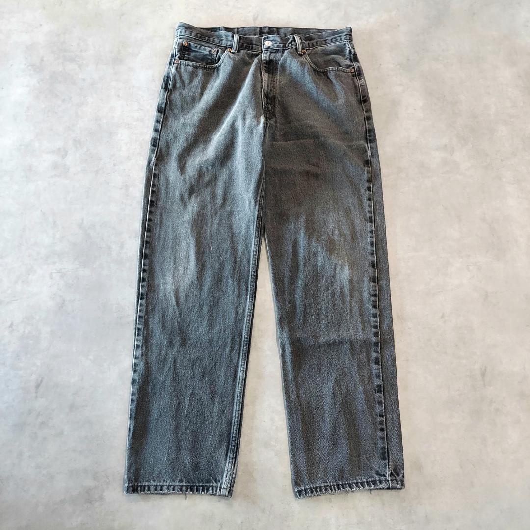 【中古】リーバイス550 Levis W36 ブラックデニム 古着 ボトム 20343 ユーズド USED 中古 レトロ メンズ レディース 一点物 アメカジ 古着
