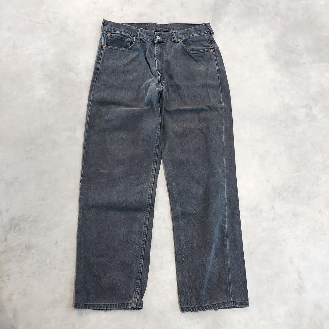 【中古】リーバイス550 Levis W36 ブラックデニム 黒 古着 20369 ユーズド USED 中古 レトロ メンズ レディース 一点物 アメカジ 古着