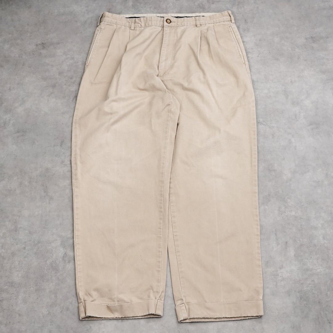 【中古】ラルフローレン W36 ポロチノ チノパン ハモンド 古着 90s 20413 ユーズド USED 中古 レトロ メンズ レディース 一点物 アメカジ 古着