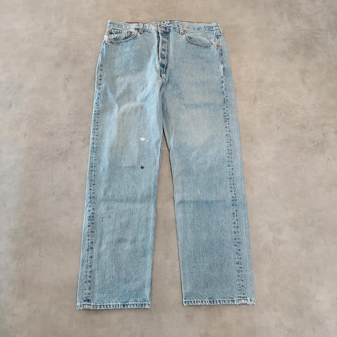 【中古】【古着】リーヴァイズジーンズ501 Levis W38 青 古着 90s USA製 21240 ユーズド USED 中古 レトロ メンズ レディース 一点物 アメカジ 古着